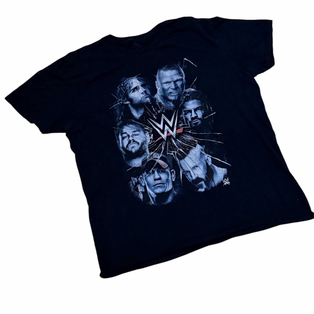 wwe 2016 roster graphic black tee